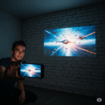 Transforme su celular en un proyector de pantalla HD